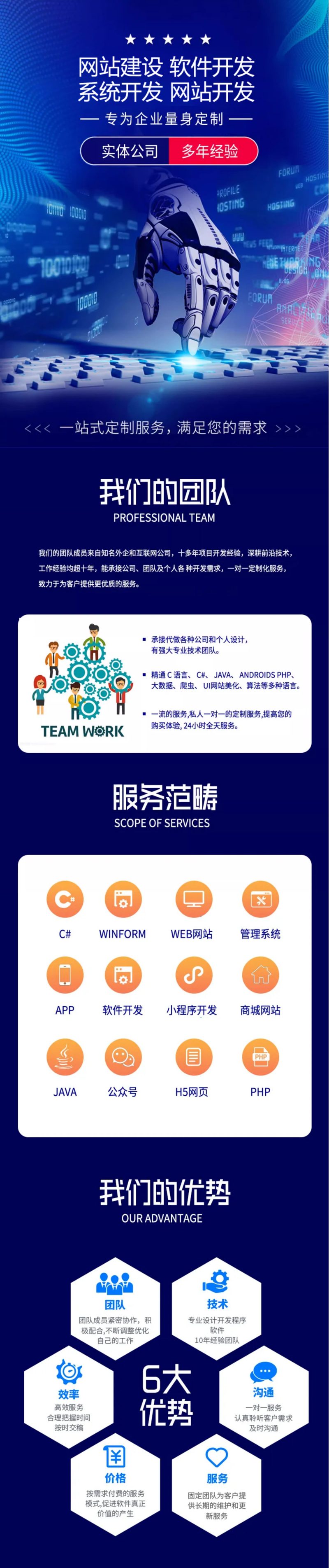 程序设计ai软件开发web网站系统定制作java微信小程序c#物联网app